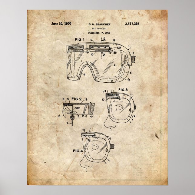 Ski Patent Poster (Front)