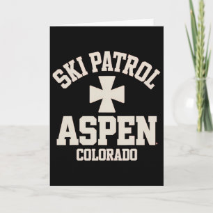 Ski Patrol Aspen Colorado Skiing And Snowboarding  Card
