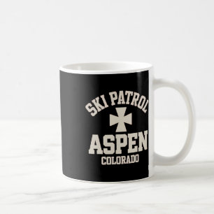 Ski Patrol Aspen Colorado Skiing And Snowboarding  Coffee Mug