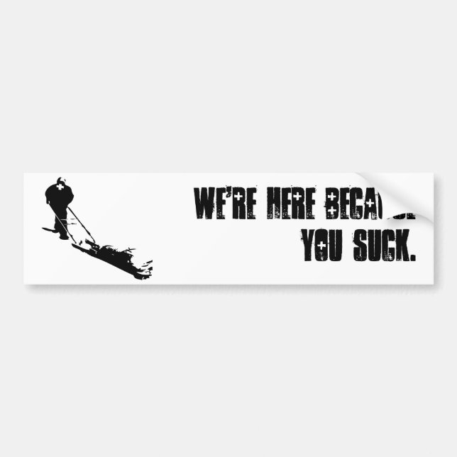 Ski Patrol Bumper Sticker (Front)