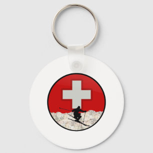 Ski Patrol Keychain