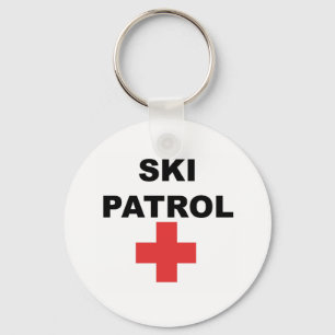 Ski Patrol Keychain