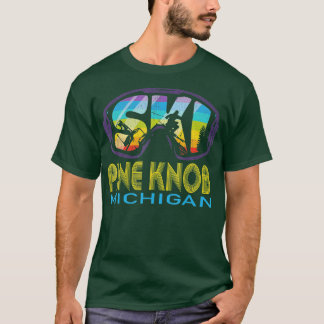 Ski Pine Knob Michigan Skiing Vacation T-Shirt