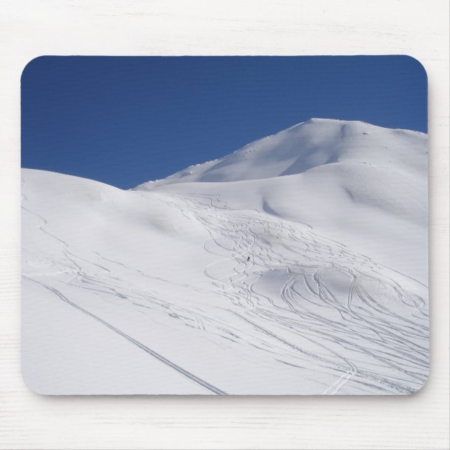 Ski Piste Mousemat Mouse Pad (Front)