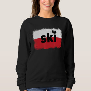 SKI Polish Heritage Surname Ancestry Dyngus Day Sweatshirt