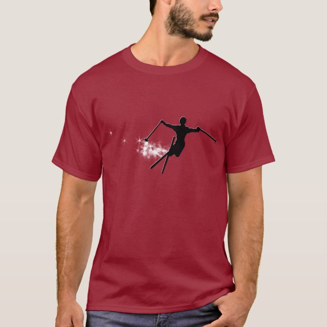 ski powder trail T-Shirt (Front)