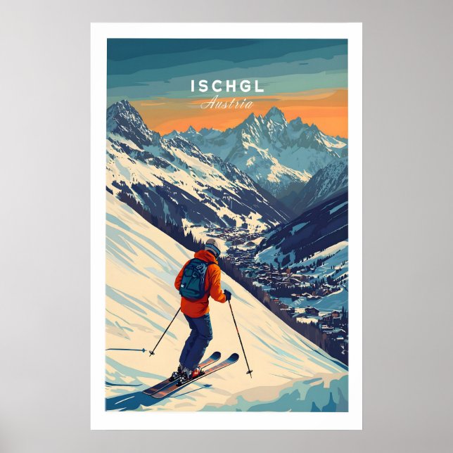 Ski Print Ischgl Austria 1 (Front)