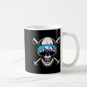 Ski resort mountains extreme winter sports skier coffee mug