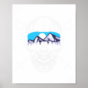 Ski Resort Mountains Extreme Winter Sports Skier S Poster
