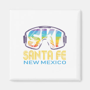 Ski Santa Fe New Mexico Skiing Vacation Magnet