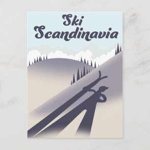 Ski Scandinavia Postcard