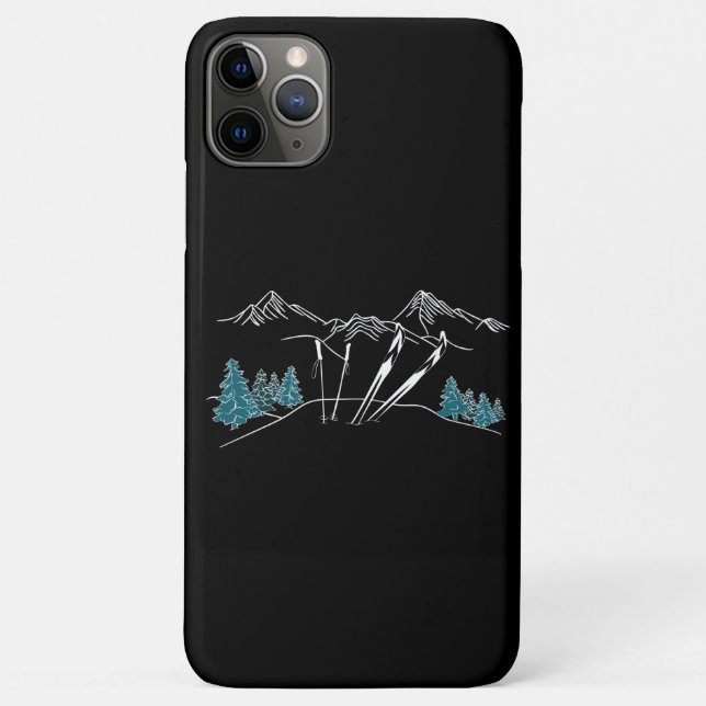 Ski Scene Resort Winter Sports Case-Mate iPhone Case (Back)