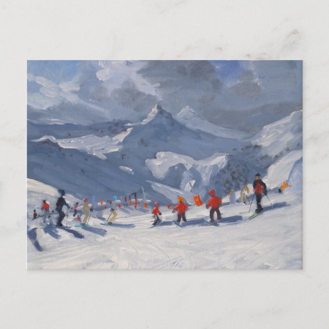 Ski School Tignes 2009 Postcard (Front)