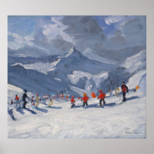 Ski School Tignes 2009 Poster