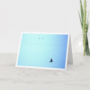 Ski Season Holiday Card