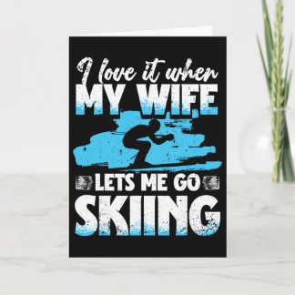 Ski Skiing Winter Sport _1  Card