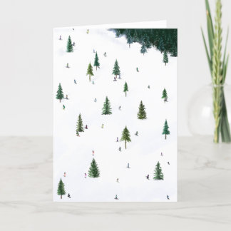 Ski Slopes Card