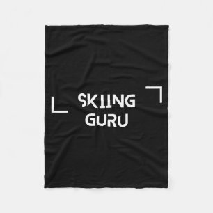 Ski slopes mountain adventure alpine winter sports fleece blanket