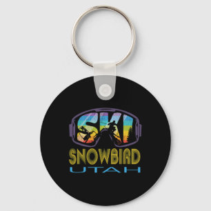 Ski Snowbird Utah Skiing Vacation  Keychain