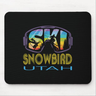 Ski Snowbird Utah Skiing Vacation Mouse Pad