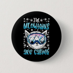 Ski Snowboard Goggles Funny Skiing Snowboarding Ca 2 Inch Round Button