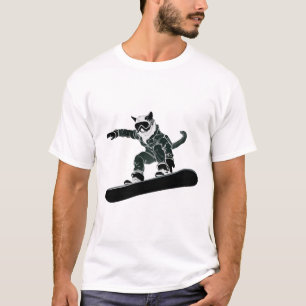 Ski Snowboard Goggles Funny Skiing Snowboarding Ca T-Shirt