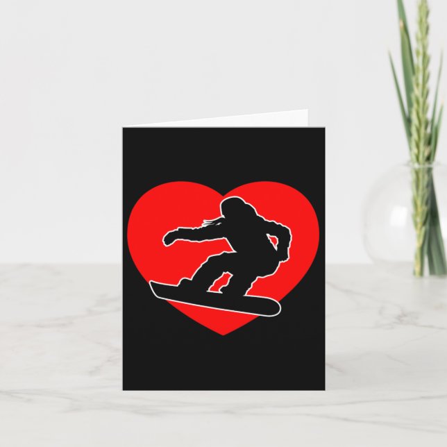 Ski Snowboard Goggles Funny Skiing Snowboarding Gi Card (Front)