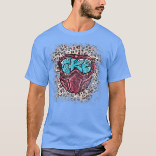 Ski Snowboard  Goggles Skiing Mountain Ape Snowman T-Shirt