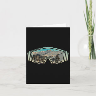 Ski Snowboard Goggles Winter Mountains Snowboardin Card