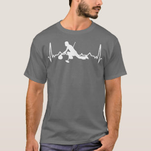 Ski Snowboard Heartbeat Goggles Skiing Mountain EK T-Shirt
