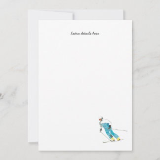 Ski & Snowboard Themed Invitations