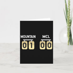 Ski Snowboarding Injury Mcl Get Well Recovery Card
