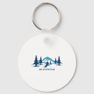 Ski Snowstar Illinois Ski Resort Skiing Skier  Keychain