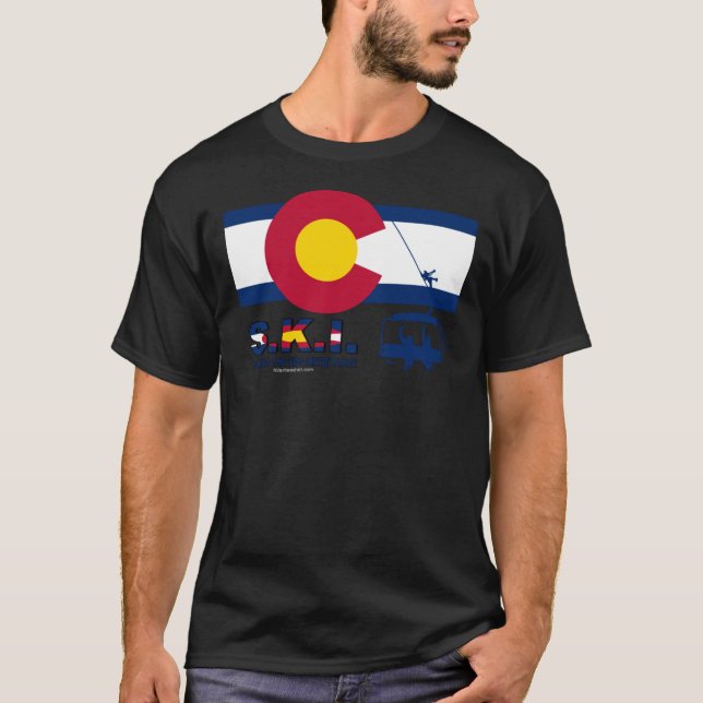 SKI - Spending The Kids Inheritance   T-Shirt (Front)
