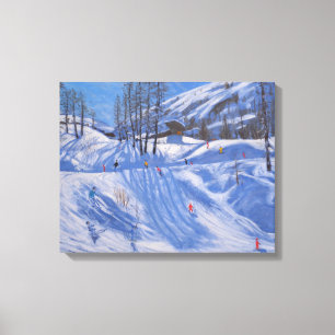 Ski station Tignes 2009 Canvas Print