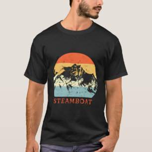 Ski Steamboat Springscolorado Snow Ski T-Shirt