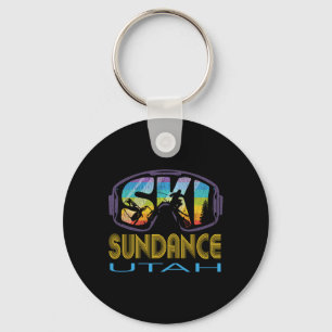 Ski Sundance Utah Skiing Vacation  Keychain