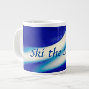 Ski sur les pistes Bone China Mug