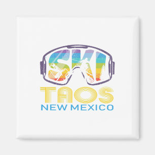 Ski Taos New Mexico Skiing Vacation Magnet
