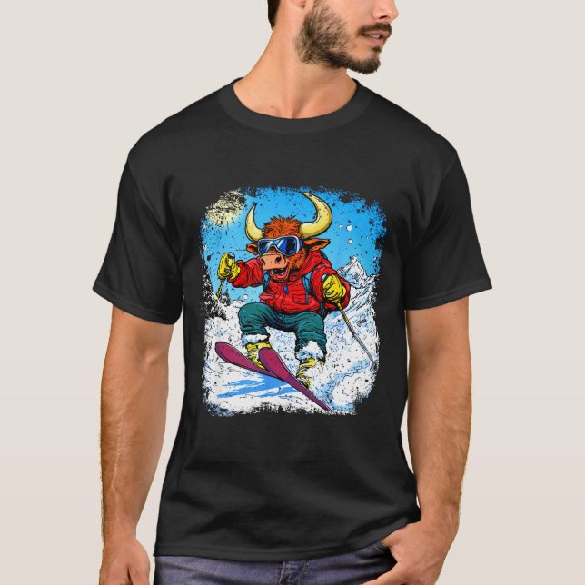 Ski taurus  T-Shirt (Front)