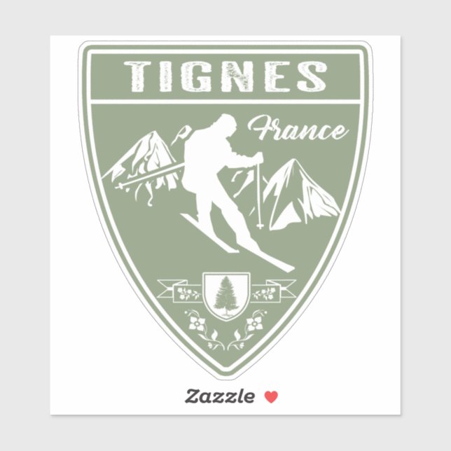 Ski Tignes France (Sheet)