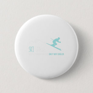 Ski Uncle Shirt 2 Inch Round Button