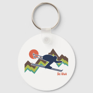 Ski Utah Keychain