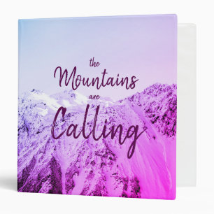 Ski Vacation Modern Name Monogram All Purpose Binder