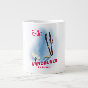Ski Vancouver Canada Large Coffee Mug