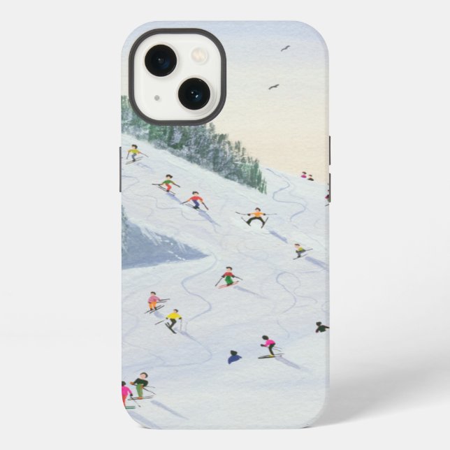 Ski-vening 1995 iPhone case (Back)