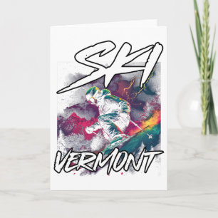 Ski Vermont Downhill Skiing Adventure Skiing Vermo Card