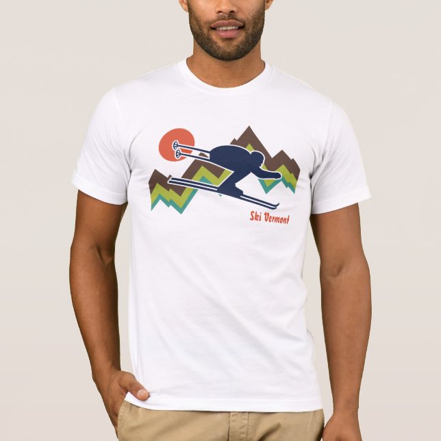 Ski Vermont T-Shirt (Front)