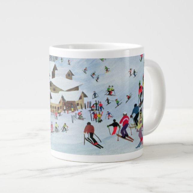 Ski Whizzz! 1991 Large Coffee Mug (Front Right)