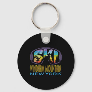Ski Windham Mountain New York Skiing Vacation  Keychain